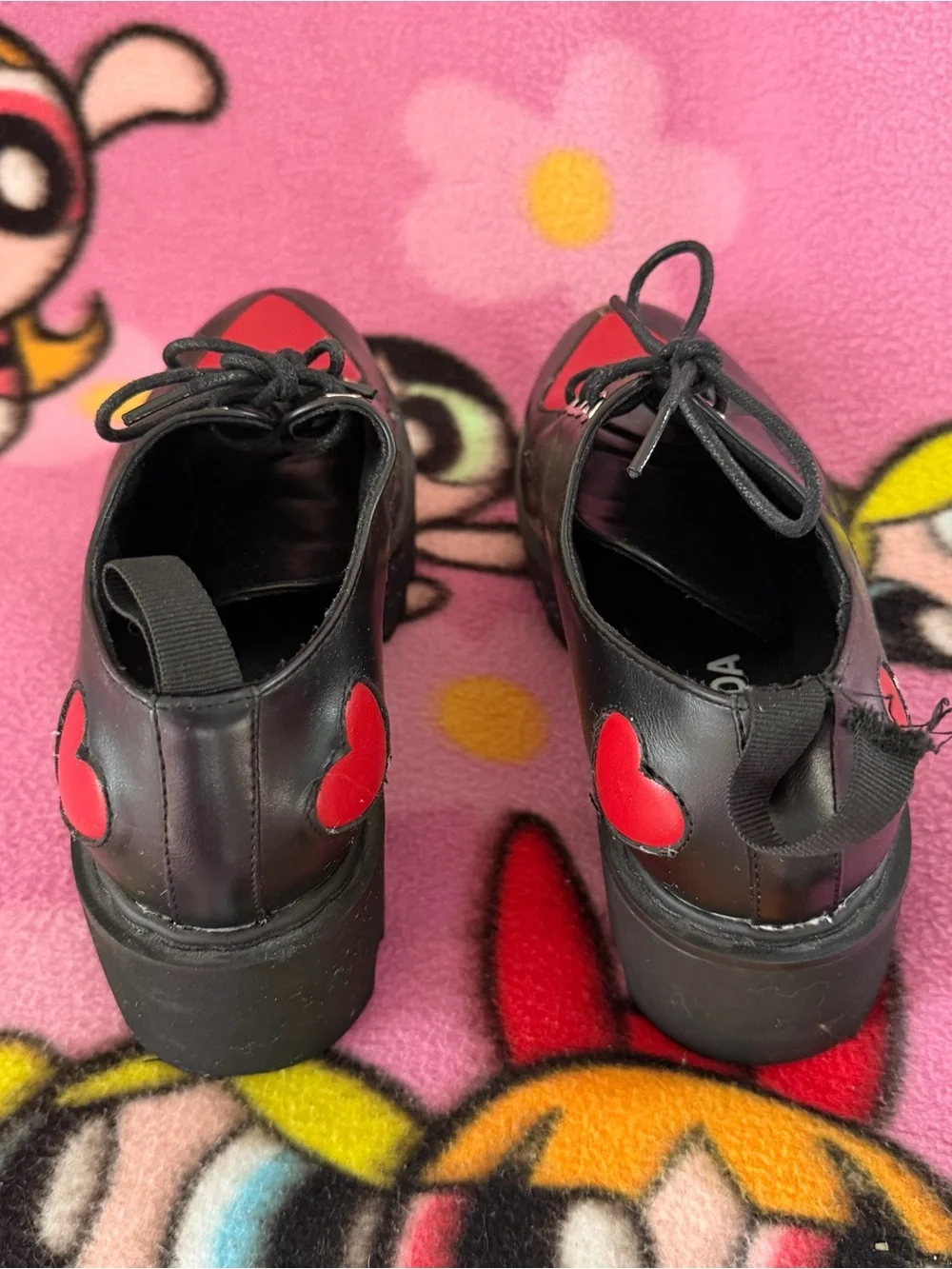 LAMODA CANDLELIGHT HEART OXFORD SHOES